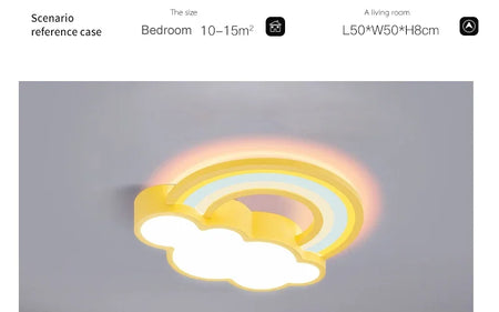 Children Lighting - Ceiling Lamp Cartoon Rainbow Clouds for Boys and Girls SW-36210354 - SWEET-LIGHTS