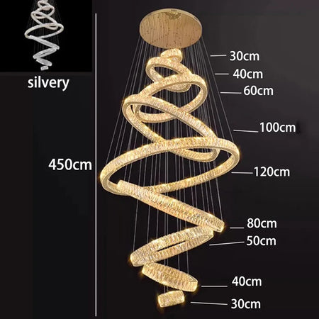 Chandelier - Modern Home Decoration Crystal Chandelier for Living Room and Stair Pendant Lighting SW-36210578 - SWEET-LIGHTS