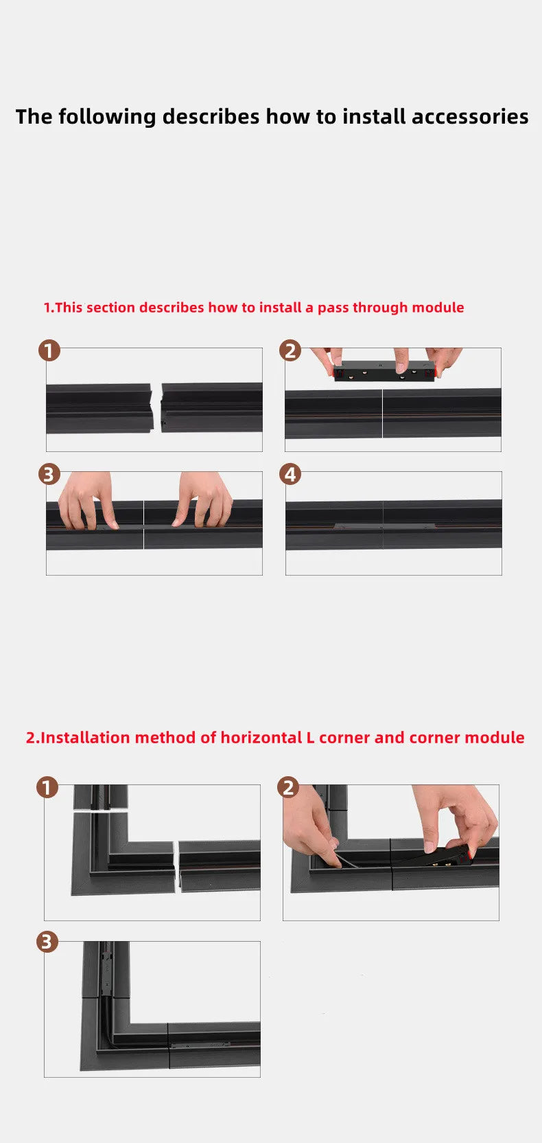 Spotlight - Magnetic Track Light Grille Flood Lamp DC48V Indoor Living SW-36210345 - SWEET-LIGHTS