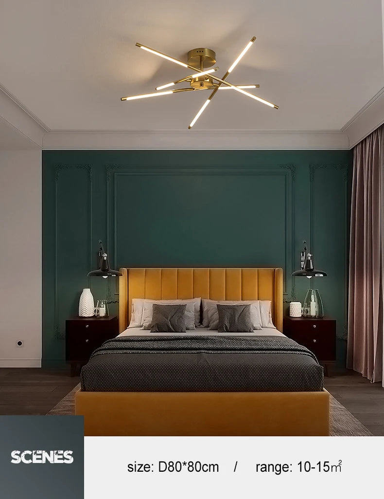 Pendant Light - Nordic Geometry Restaurant Chandelier LED Remote SW-36210789 - SWEET-LIGHTS