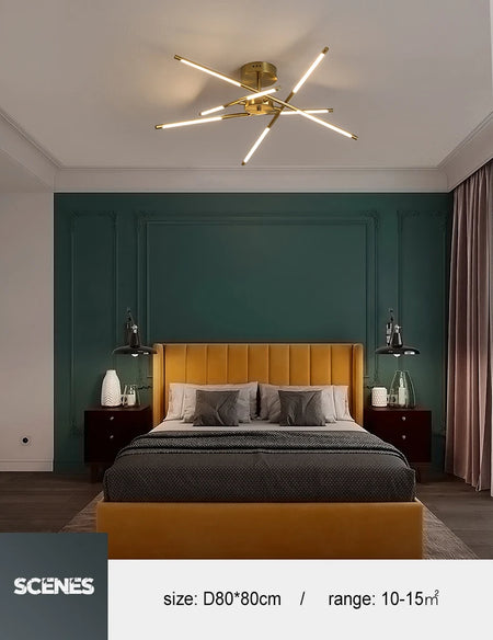 Pendant Light - Nordic Geometry Restaurant Chandelier LED Remote SW-36210789 - SWEET-LIGHTS