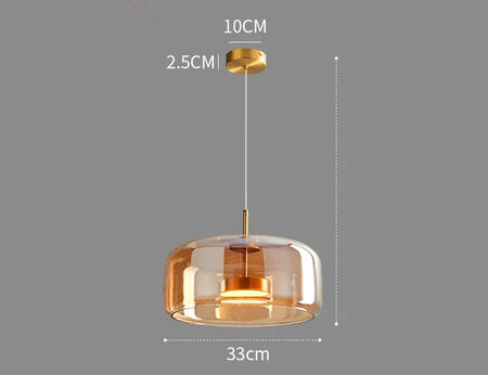 Pendant Light - Modern Glass LED Chandelier for Dining Room SW-36210345 - SWEET-LIGHTS