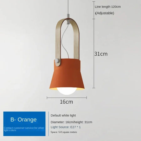 Pendant Light - Nordic Loft LED Iron Macaron Lamp Fixtures SW-36210347 - SWEET-LIGHTS