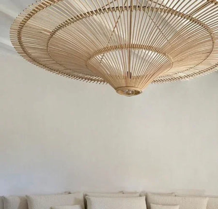 Pendant Light - Wabi Sabi Japanese Rattan Wicker Chandelier SW-36210987 - SWEET-LIGHTS
