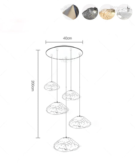 Chandelier - Nordic Home Decor Dining Room Pendant Light Fixture SW-36210457 - SWEET-LIGHTS