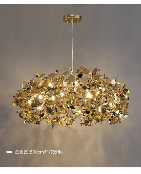 Chandelier - Modern LED Chrome Lamp for Dining Kitchen Bar SW-36210457 - SWEET-LIGHTS