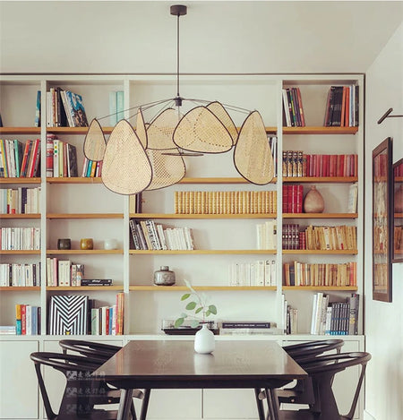 Pendant Light - Modern Living Room Led Rattan Chandelier Home Decor SW-36210789 - SWEET-LIGHTS