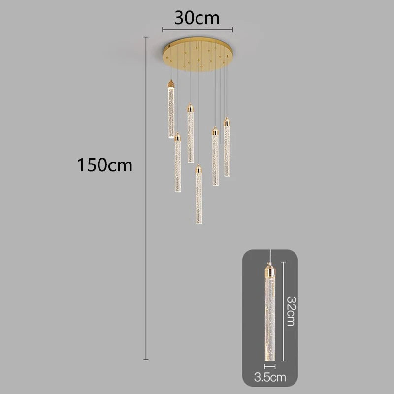 Chandelier - Nordic Home Decoration Stair Chandelier Ceiling Light SW-36210789 - SWEET-LIGHTS