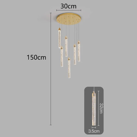 Chandelier - Nordic Home Decoration Stair Chandelier Ceiling Light SW-36210789 - SWEET-LIGHTS