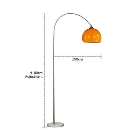 Floor Lamp - Nordic Modern Minimalist LED Stand Light White Orange SW-36210345 - SWEET-LIGHTS