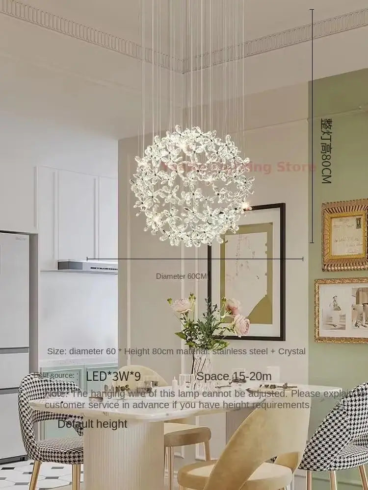 Pendant Light - Luxury Crystal Pendant Lamp for Dining Hall SW-36210345 - SWEET-LIGHTS