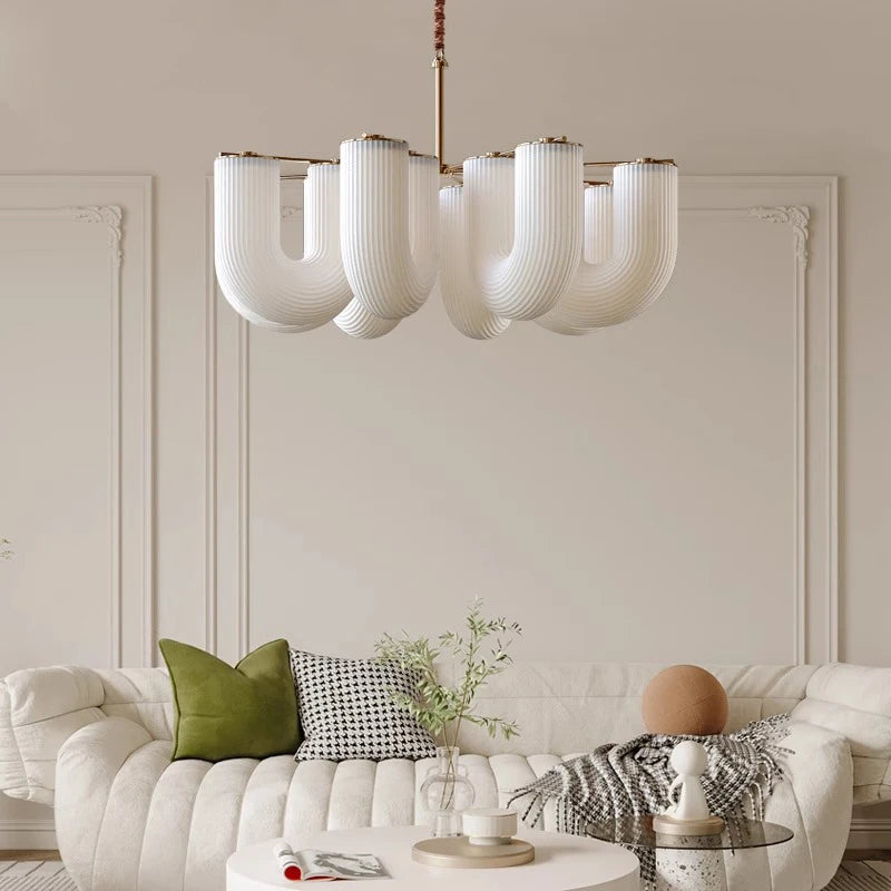 Pendant Light - Vintage Glass Luxury U Shaped Light for Dining Room and Kitchen SW-36210458 - SWEET-LIGHTS