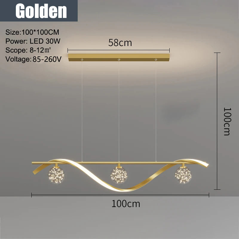 Pendant Light - Modern Minimalist Led Dimming Fixture SW-36210345 - SWEET-LIGHTS