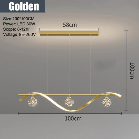 Pendant Light - Modern Minimalist Led Dimming Fixture SW-36210345 - SWEET-LIGHTS