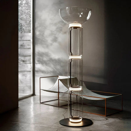 Floor Lamp - Nordic Minimalist Glass Shade LED Floor Lamp SW-36210346 - SWEET-LIGHTS