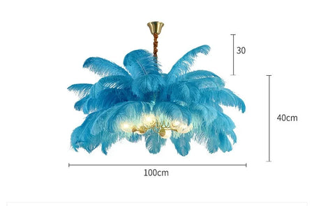 Pendant Light - Nordic Feather Ceiling Chandelier for Home Decoration Indoor Lighting SW-36210457 - SWEET-LIGHTS