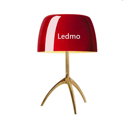 Table Lamp - Italian Designer Glass Shade Tripod Desk Light SW-36210345 - SWEET-LIGHTS