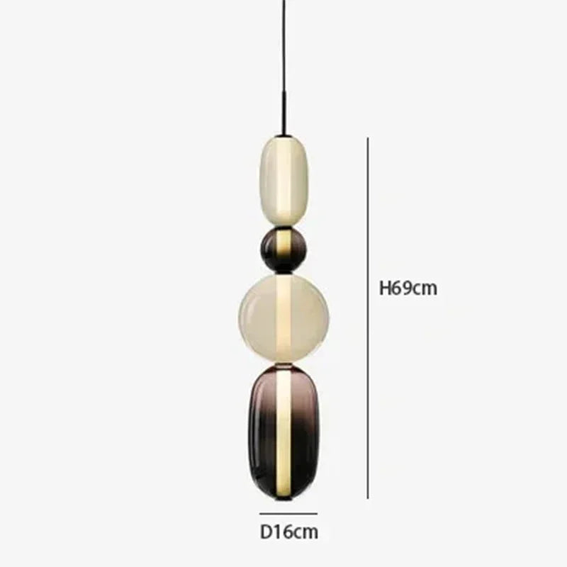 Pendant Light - Modern Candy Glass Italian Hanging Lamp for Loft Kitchen and Restaurant Decor SW-36210345 - SWEET-LIGHTS