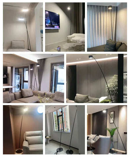 Floor Lamp - Modern Minimalist Atmosphere Living Room Sofa Standing Rod Fishing SW-36210579 - SWEET-LIGHTS