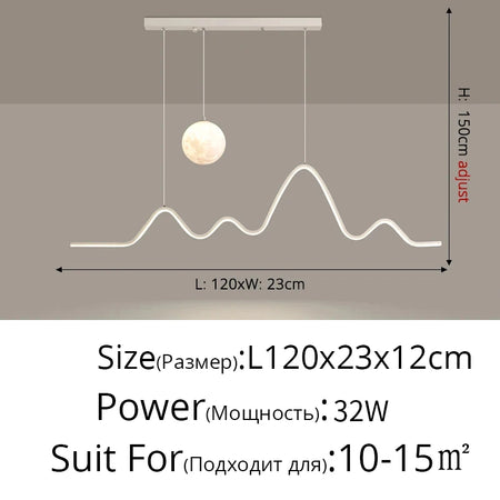 Pendant Light - Modern Home LED Chandelier for Dining Room Kitchen Indoor Lighting SW-36210678 - SWEET-LIGHTS