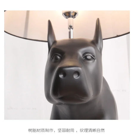 Floor Lamp - Resin Big Dog Cloth Cover Nordic Design SW-36210567 - SWEET-LIGHTS