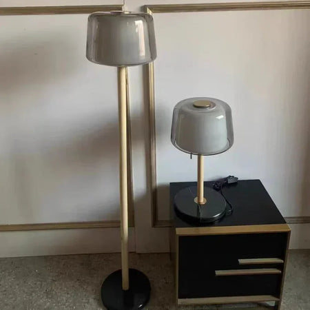 Floor Lamp - New Nordic Modern LED Minimalist Wooden Glass SW-36210347 - SWEET-LIGHTS
