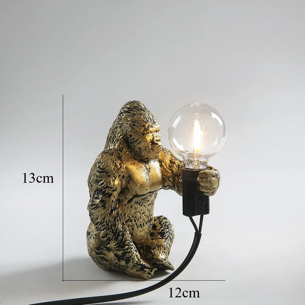 Table Lamp - King Kong Gorilla Animal Indoor Resin Night Light SW-36210374 - SWEET-LIGHTS