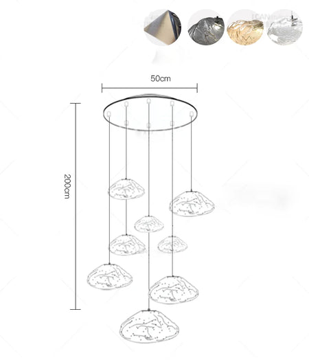 Chandelier - Nordic Home Decor Dining Room Pendant Light Fixture SW-36210457 - SWEET-LIGHTS