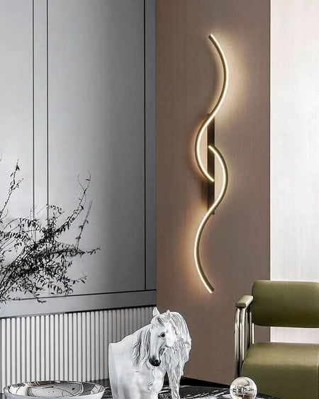 Wall Light - Indoor LED Wall Lamps for Bedroom Black Gold SW-36210458 - SWEET-LIGHTS