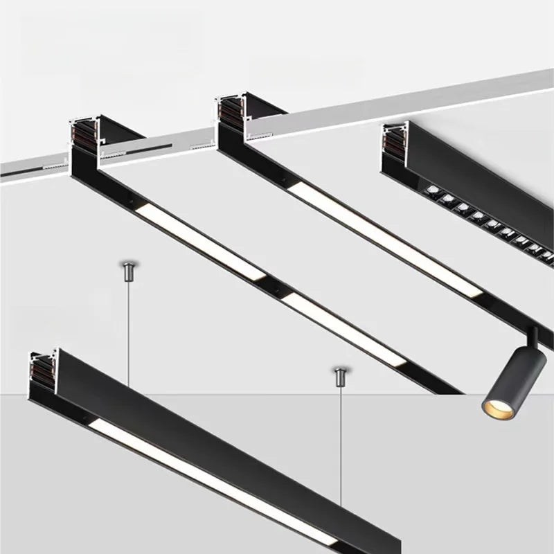 Spotlight - 6W 12W 18W 24W LED Embedded Magnetic Track Light SW-36210347 - SWEET-LIGHTS