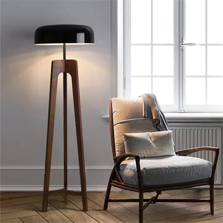 Floor Lamp - Pileo Porada Solid Wood Tripod LED Lamp SW-36210478 - SWEET-LIGHTS