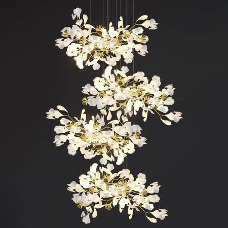 Pendant Light - Modern Luxury Ginkgo LED Chandelier Fixture SW-36210729 - SWEET-LIGHTS