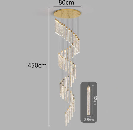 Chandelier - Nordic Home Decoration Stair Chandelier Ceiling Light SW-36210789 - SWEET-LIGHTS