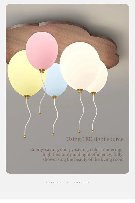 Children Lighting - Modern Balloon LED Ceiling Light for Kids Room SW-36210578 - SWEET-LIGHTS