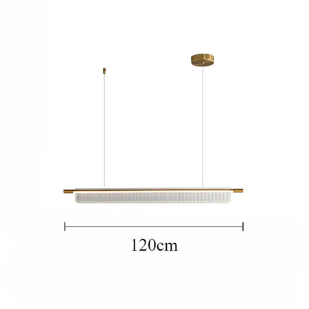 Pendant Light - Simple Iron Strip Hanging Lamp LED Chandelier Modern Design Indoor Lighting Acrylic SW-36210457 - SWEET-LIGHTS