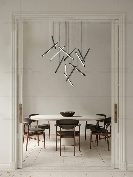 Pendant Light - Minimalist Living Room Long Strip Chandelier SW-36210345 - SWEET-LIGHTS