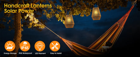 Outdoor Light - 1pcs/2pcs Solar Hand Woven 0.6W Garden Light SW-36210793 - SWEET-LIGHTS