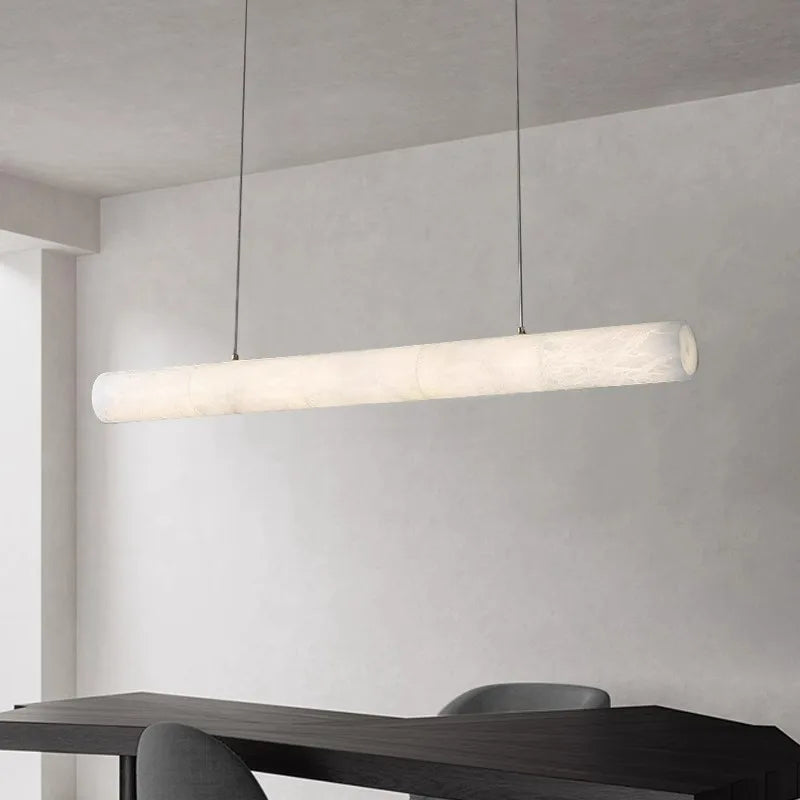 Pendant Light - Modern Simple All Copper Marble Chandelier Luxury Living Room Dining Room Lamp Alabaster Lighting Fixture SW-36210984 - SWEET-LIGHTS