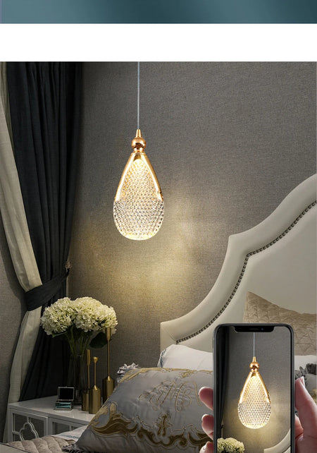 Pendant Light - Fumi Acrylic Adjustable Cord Mini LED Light SW-36210456 - SWEET-LIGHTS