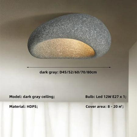 Ceiling Light - Nordic HDPS Led E27 Wabi Sabi Chandelier SW-36210789 - SWEET-LIGHTS