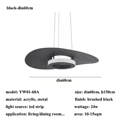 Pendant Light - Nordic Led Changeable Light Metal Lamp SW-36210567 - SWEET-LIGHTS
