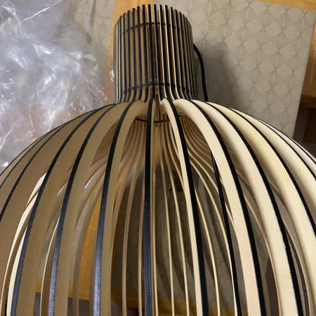 Pendant Light - Wood Bird Cage Lamp for Kitchen Island SW-36210458 - SWEET-LIGHTS