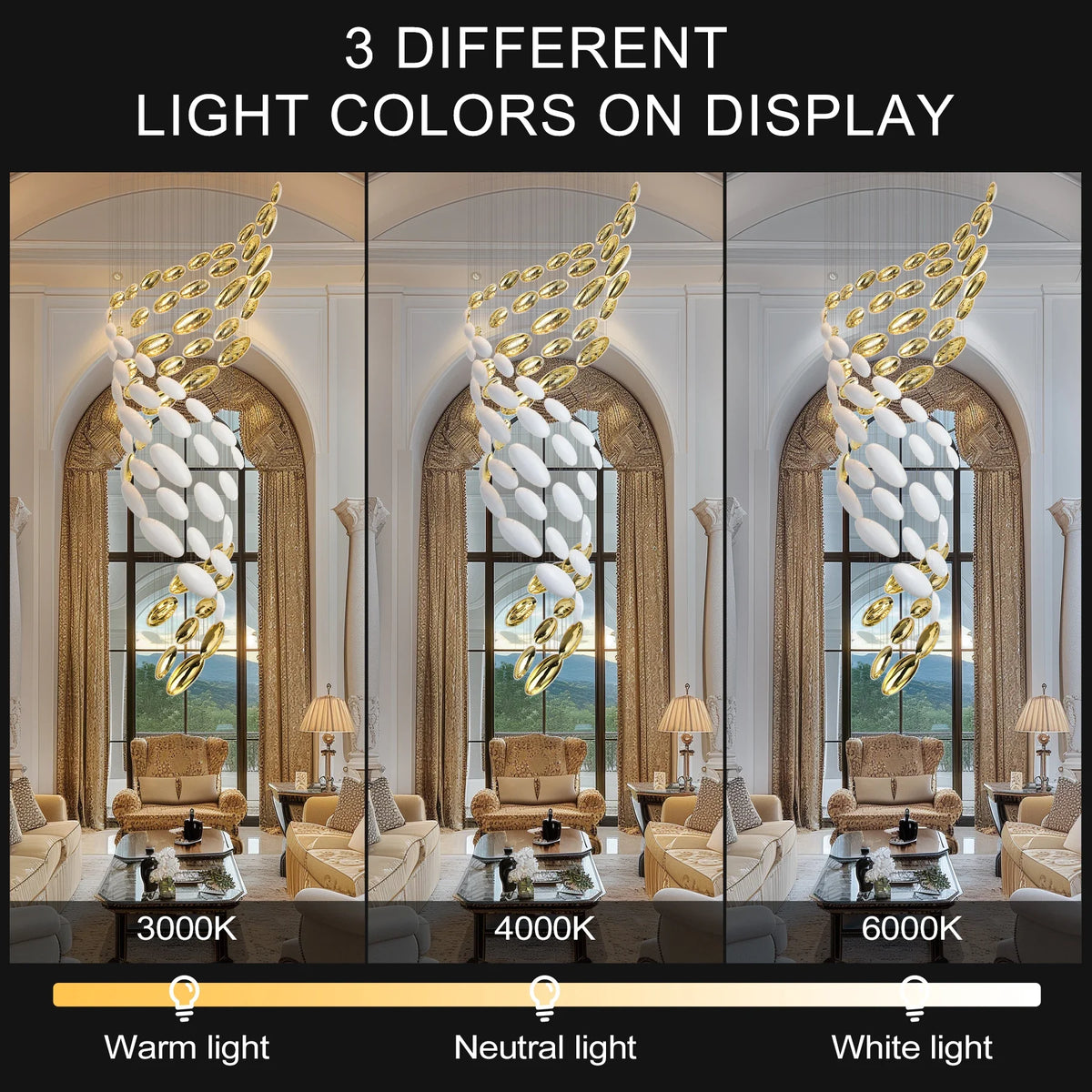 Chandelier - Luxury Lustre Bowl Hanging Chandelier Golden Dragon Egg SW-36210678 - SWEET-LIGHTS