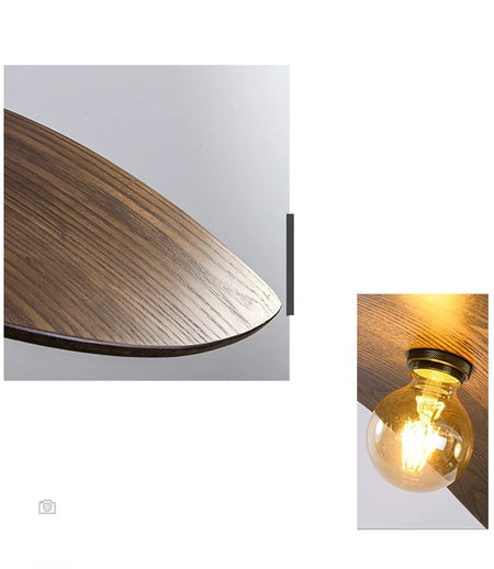 Pendant Light - Modern Wabi Sabi Walnut Chandeliers Home Lights SW-36210567 - SWEET-LIGHTS
