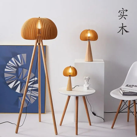 Floor Lamp - Original Wood Retro Creative Nordic Design SW-36210345 - SWEET-LIGHTS