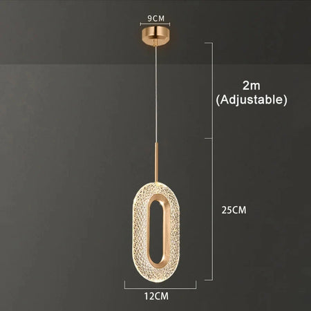 Pendant Light - Nordic Ring LED Indoor Hanging Lamp Room Decor SW-36210234 - SWEET-LIGHTS