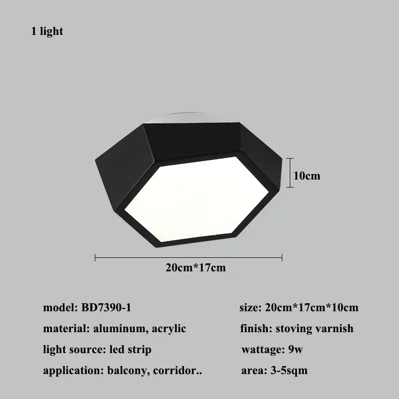 Ceiling Light - Nordic Designer Honeycomb Ceiling Lamp LED Alloy SW-36210345 - SWEET-LIGHTS