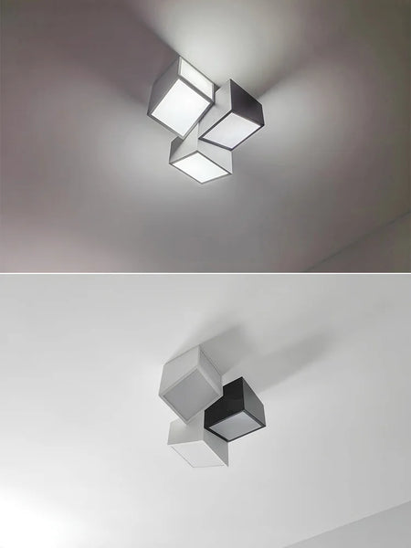 Ceiling Light - Modern Minimalist Geometric Black and White Lamp SW-36214012 - SWEET-LIGHTS