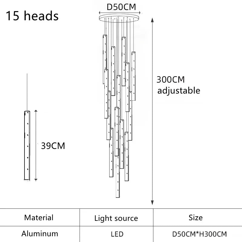 Pendant Light - Nordic Bar Chandelier LED Hanging Lighting Gold/Silver SW-36210345 - SWEET-LIGHTS