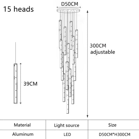 Pendant Light - Nordic Bar Chandelier LED Hanging Lighting Gold/Silver SW-36210345 - SWEET-LIGHTS